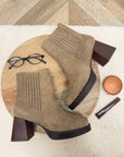 BOTTINES TOSCANE TAUPE