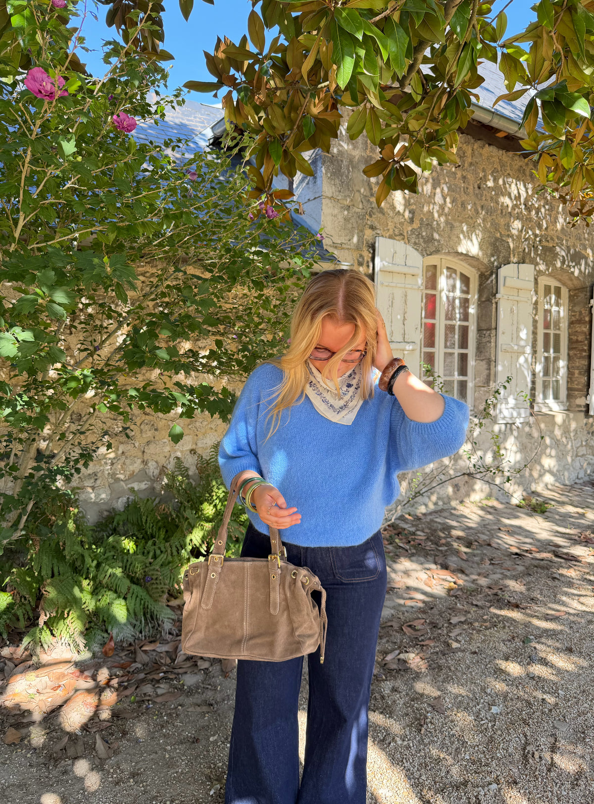 PULL ELÉA BLEU JEAN