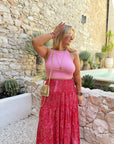 JUPE DOLCE ORANGE & ROSE