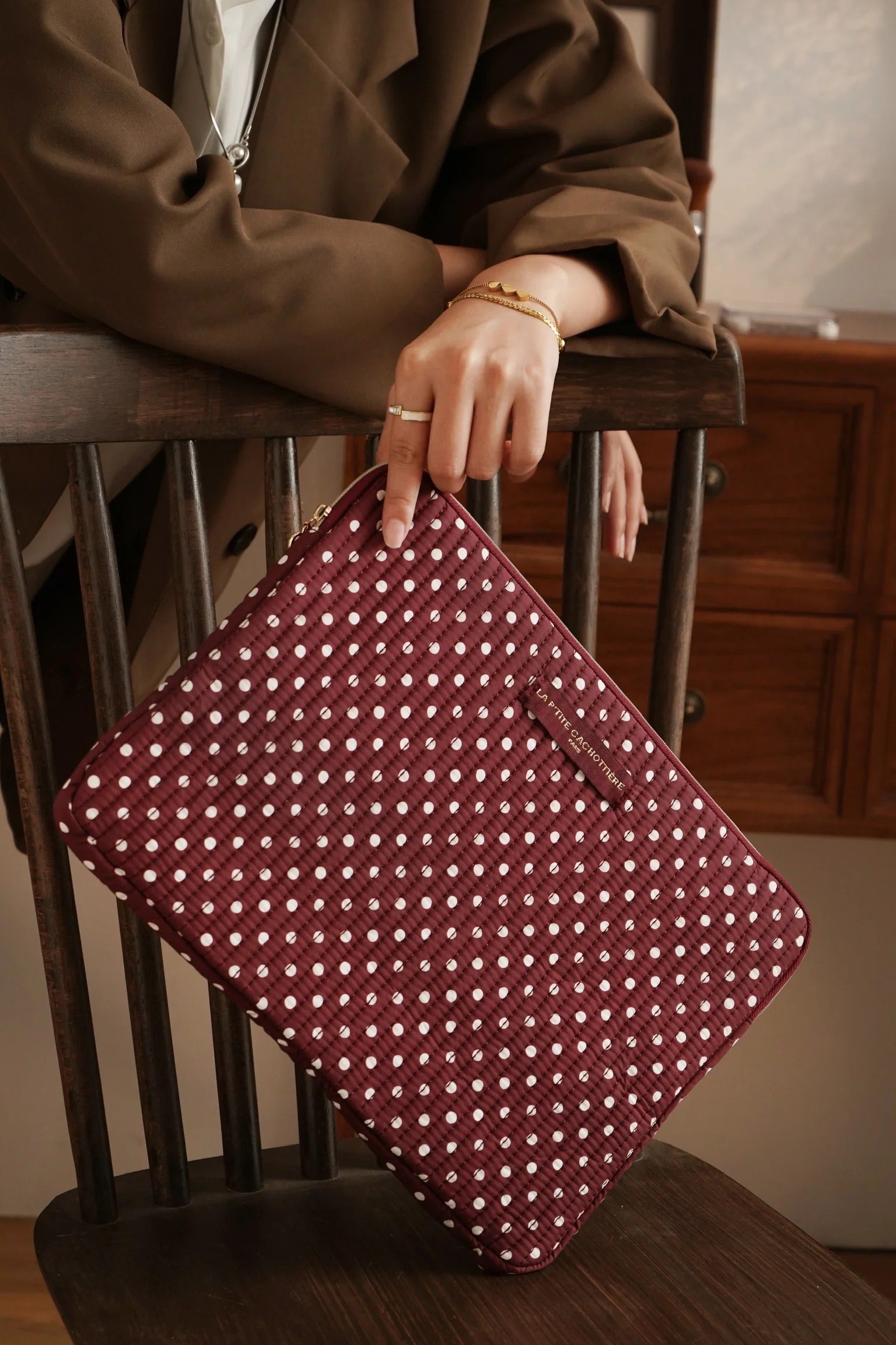 POCHETTE ORDINATEUR 13/14" POIS