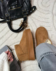 BOTTINES HAUTES LOAN CAMEL