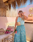 JUPE DOLCE TURQUOISE
