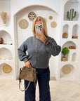 GILET CAMILLE GRIS