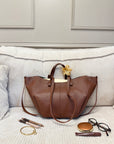 SAC EVA MARRON GRAINÉ XL