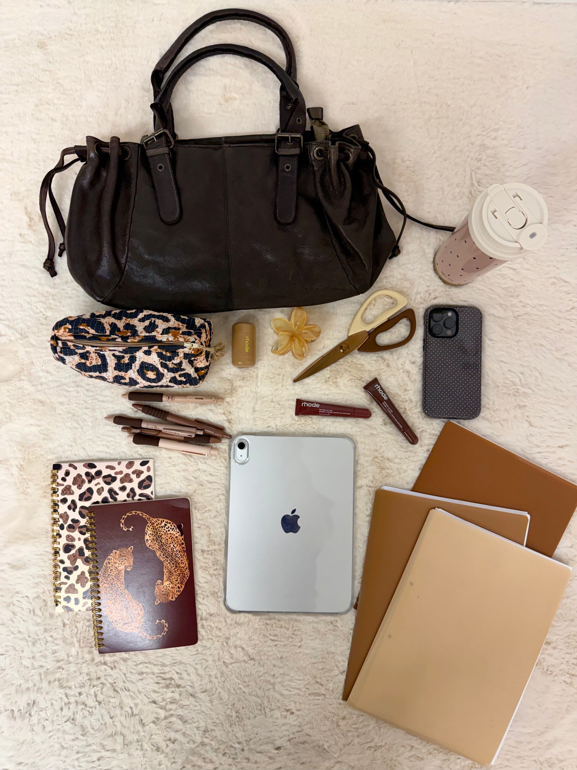 SAC JULIETTE CHOCOLAT XL CUIR NOBLE