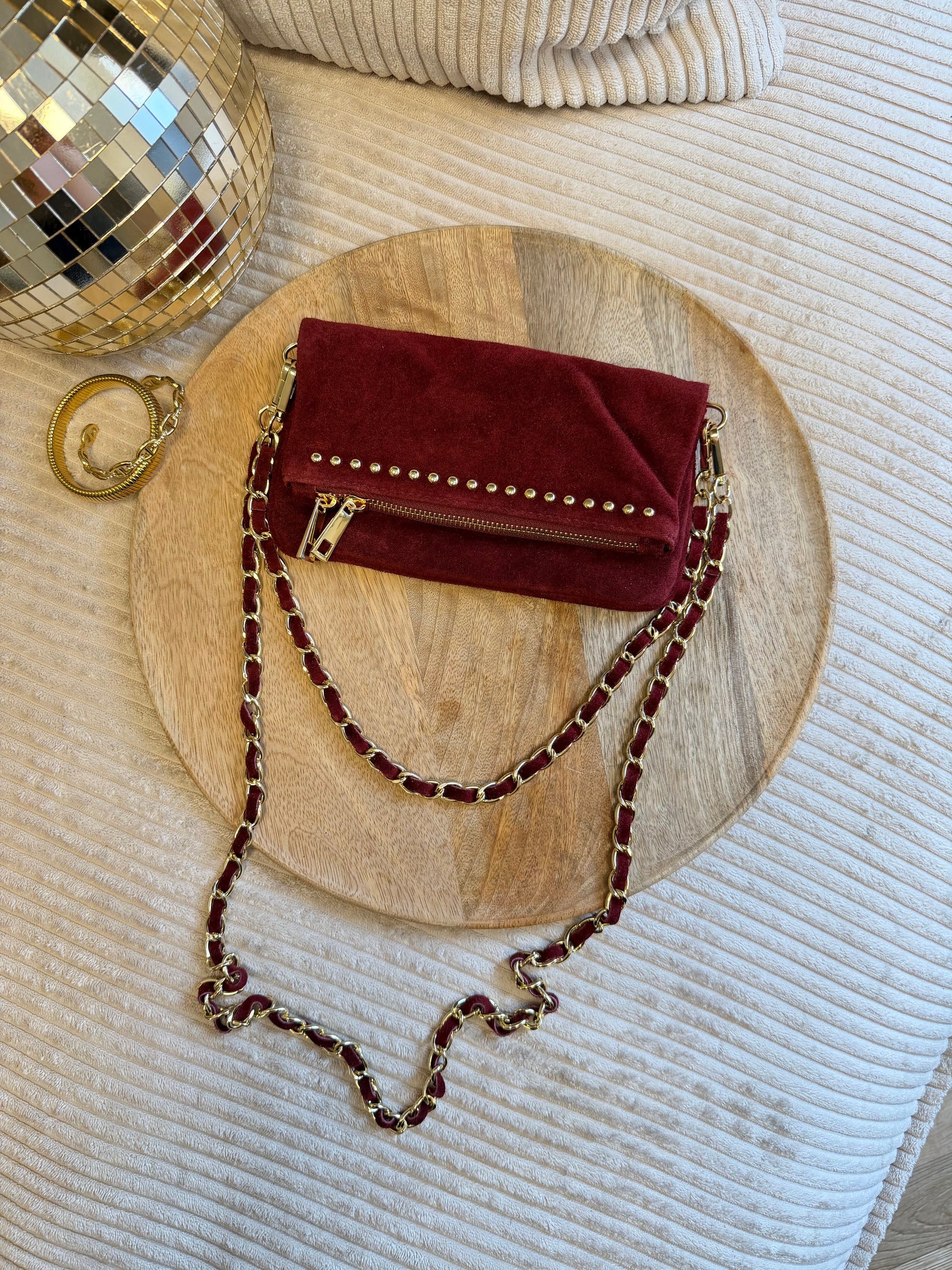 POCHETTE MAILY BORDEAUX