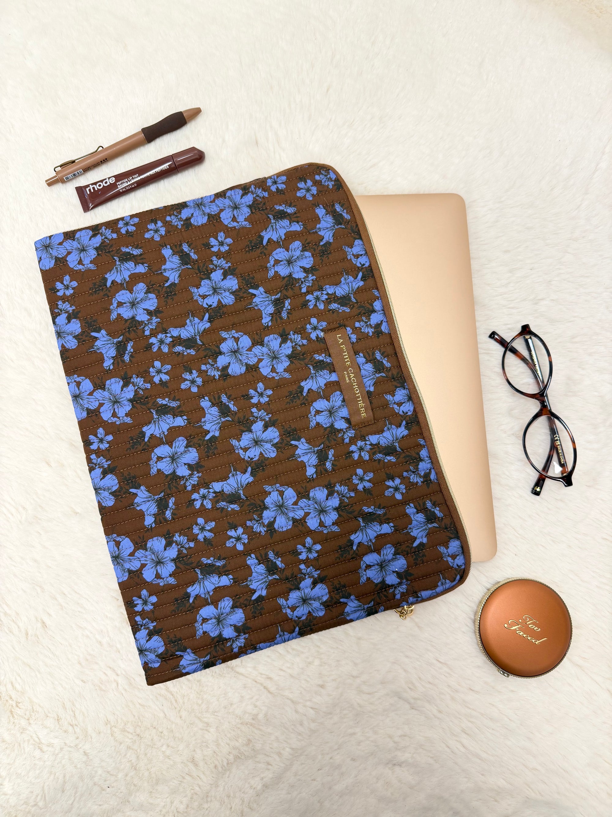POCHETTE ORDINATEUR 13/14" CHOCOLAT