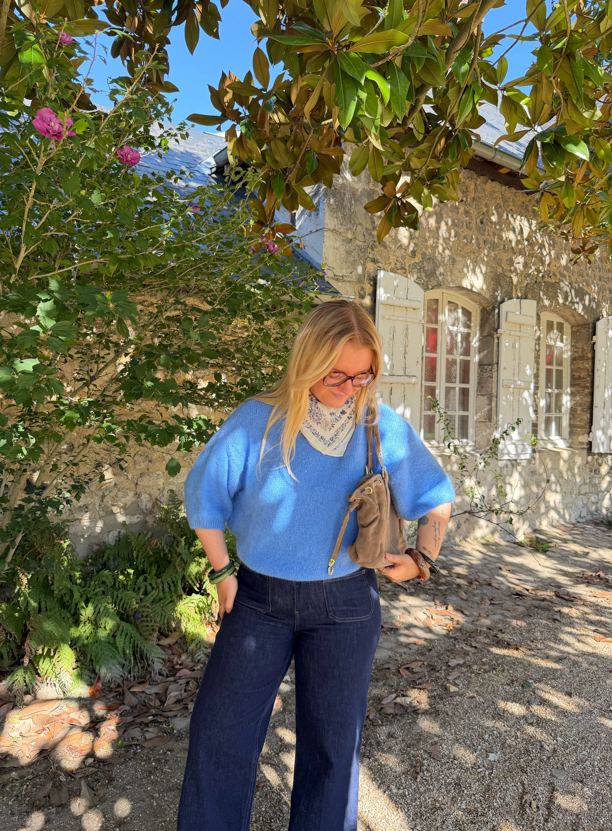 PULL ELÉA BLEU JEAN