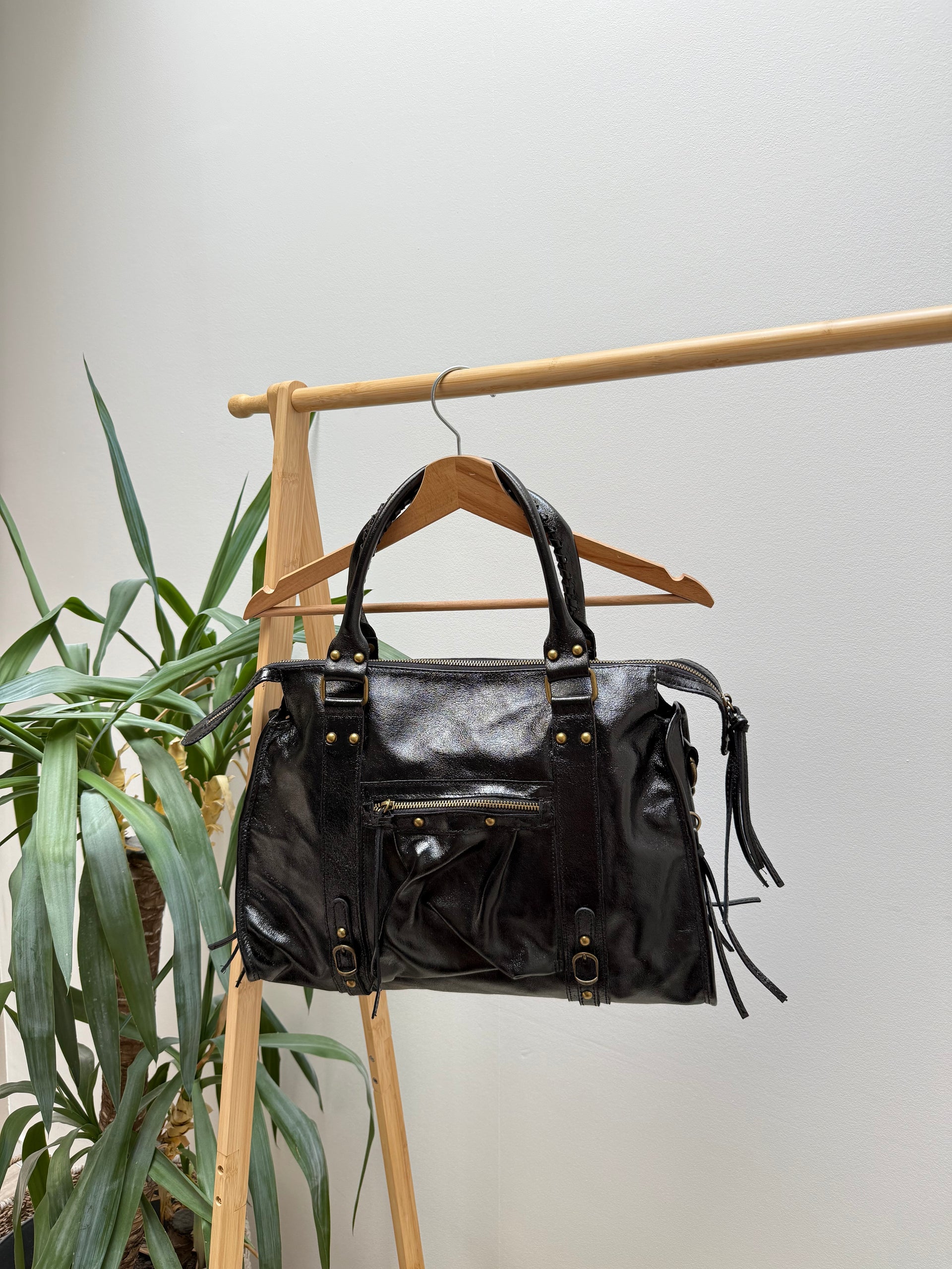 SAC ALIX XL NOIR BRILLANT