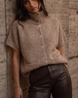 GILET LIVIA CAMEL