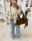 BLOUSE LINE BEIGE