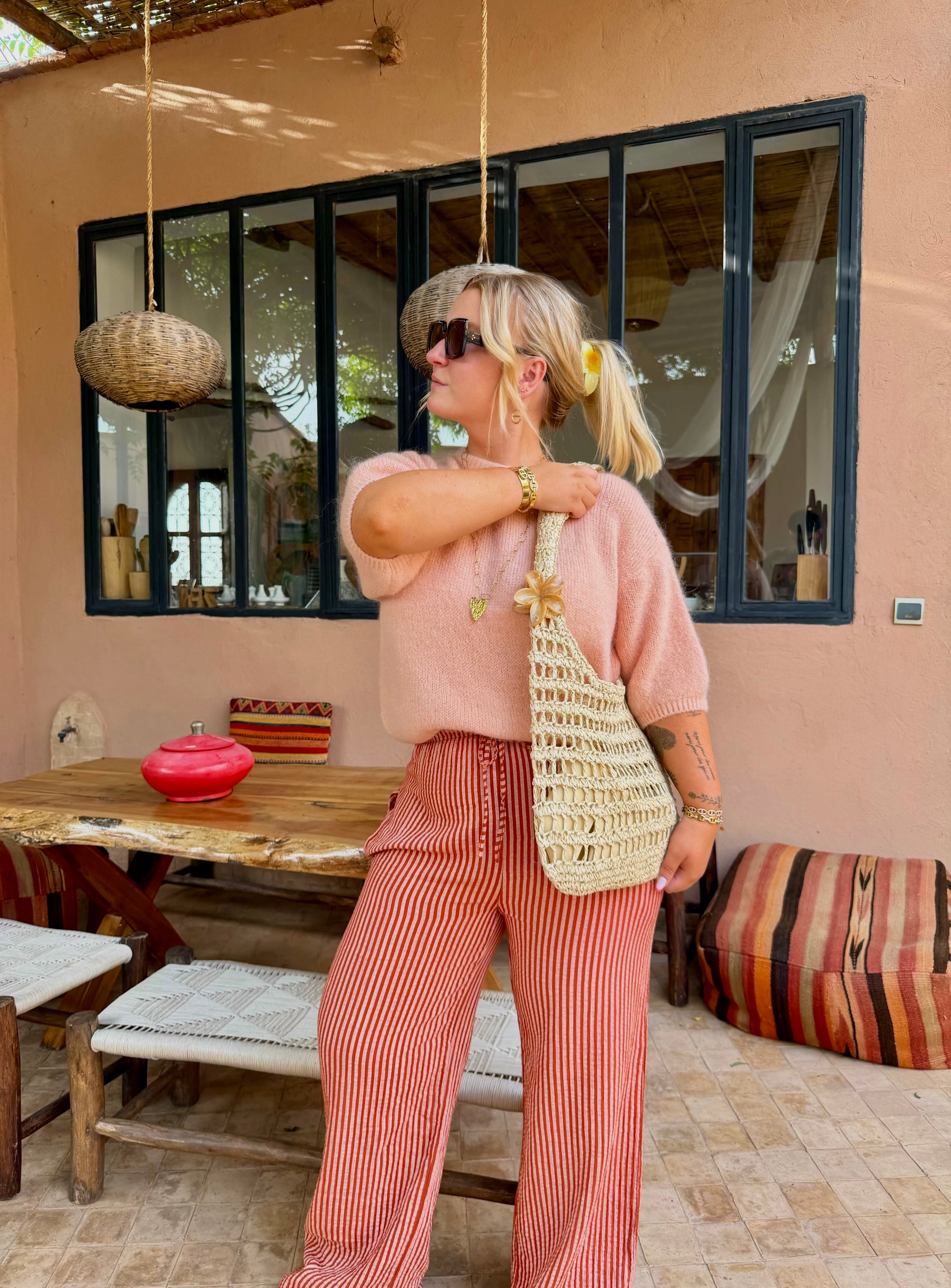 PULL ELÉA ABRICOT