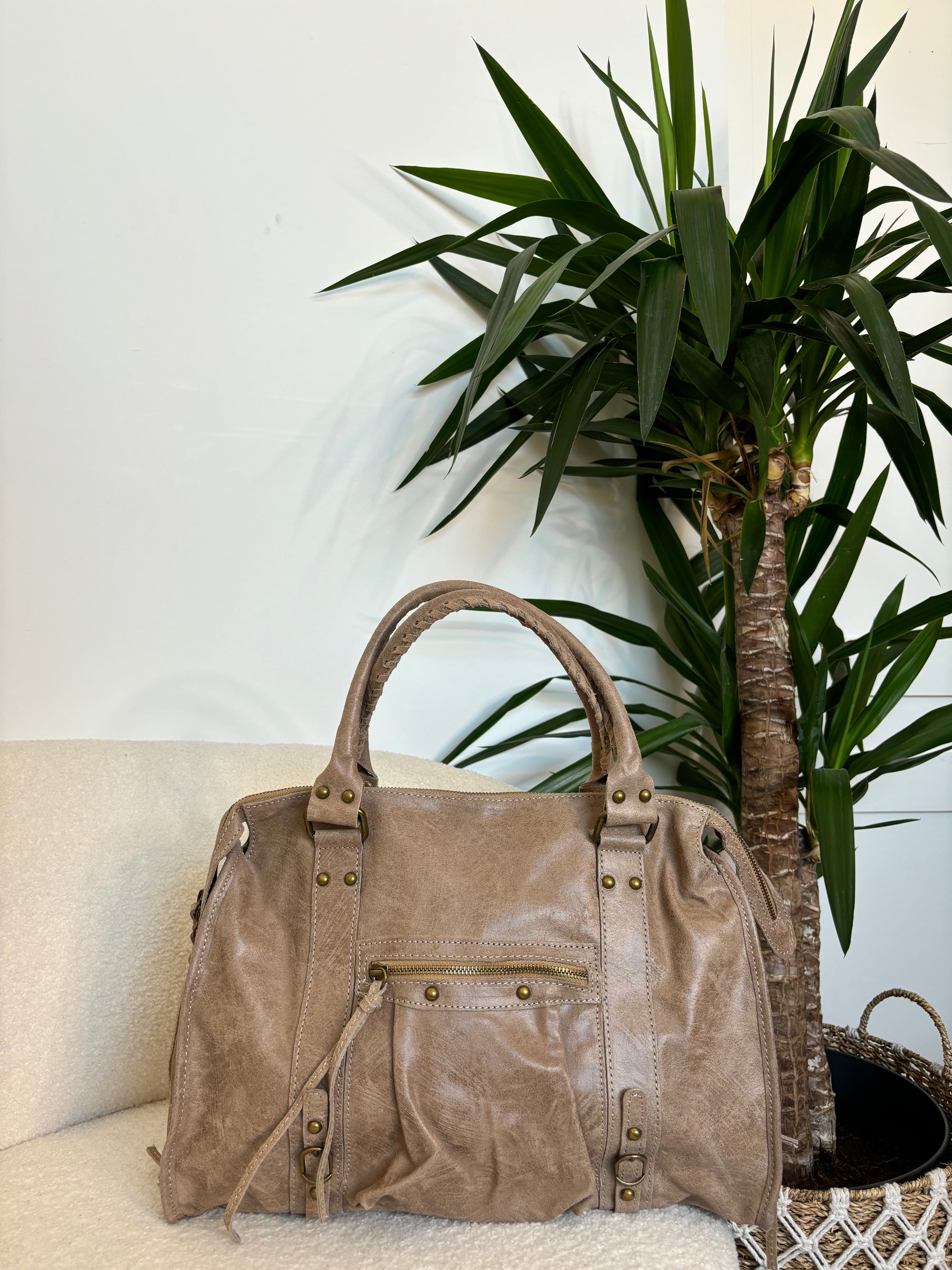 SAC ALIX XL TAUPE MATE