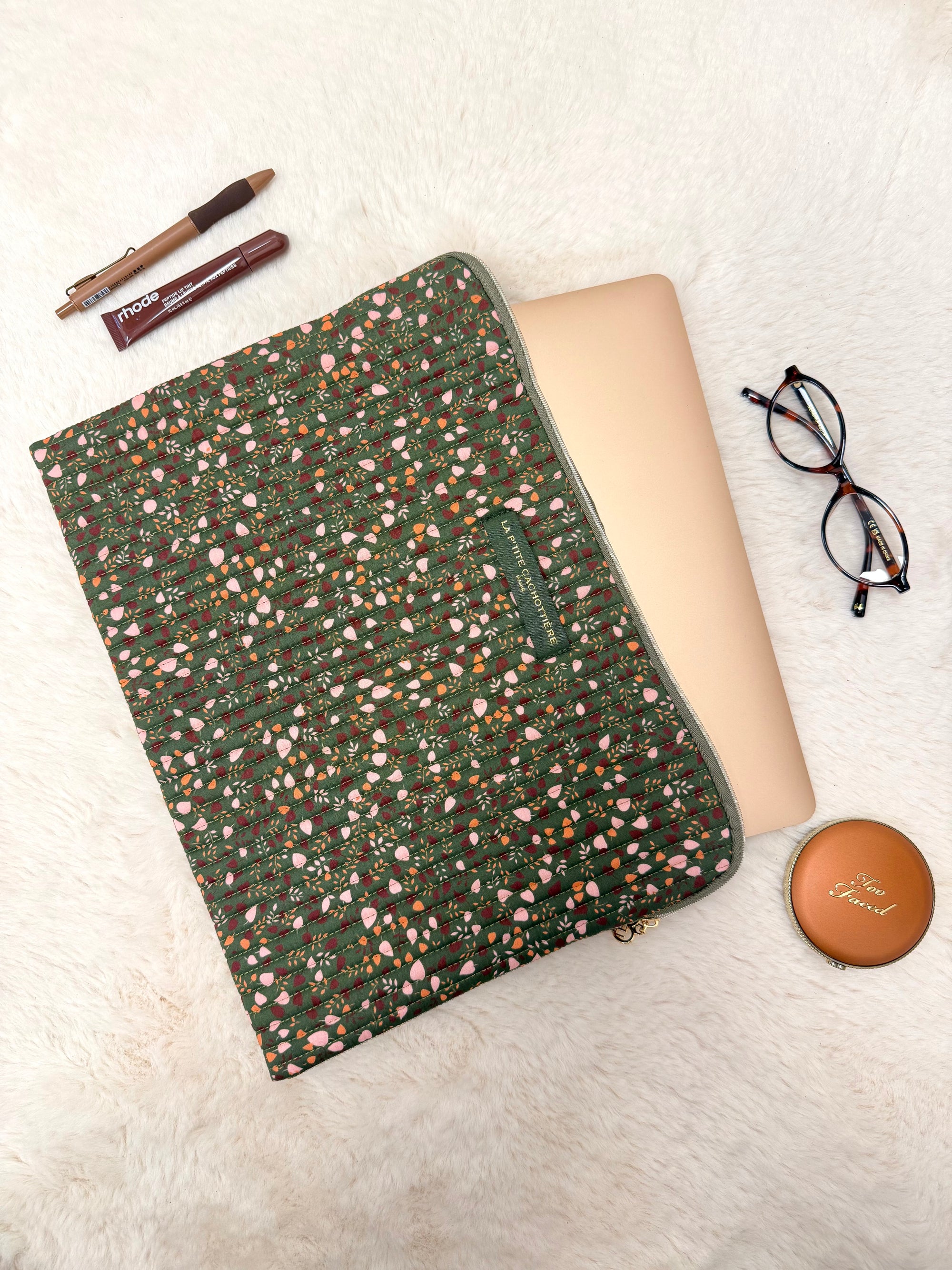 POCHETTE ORDINATEUR 13/14" KAKI