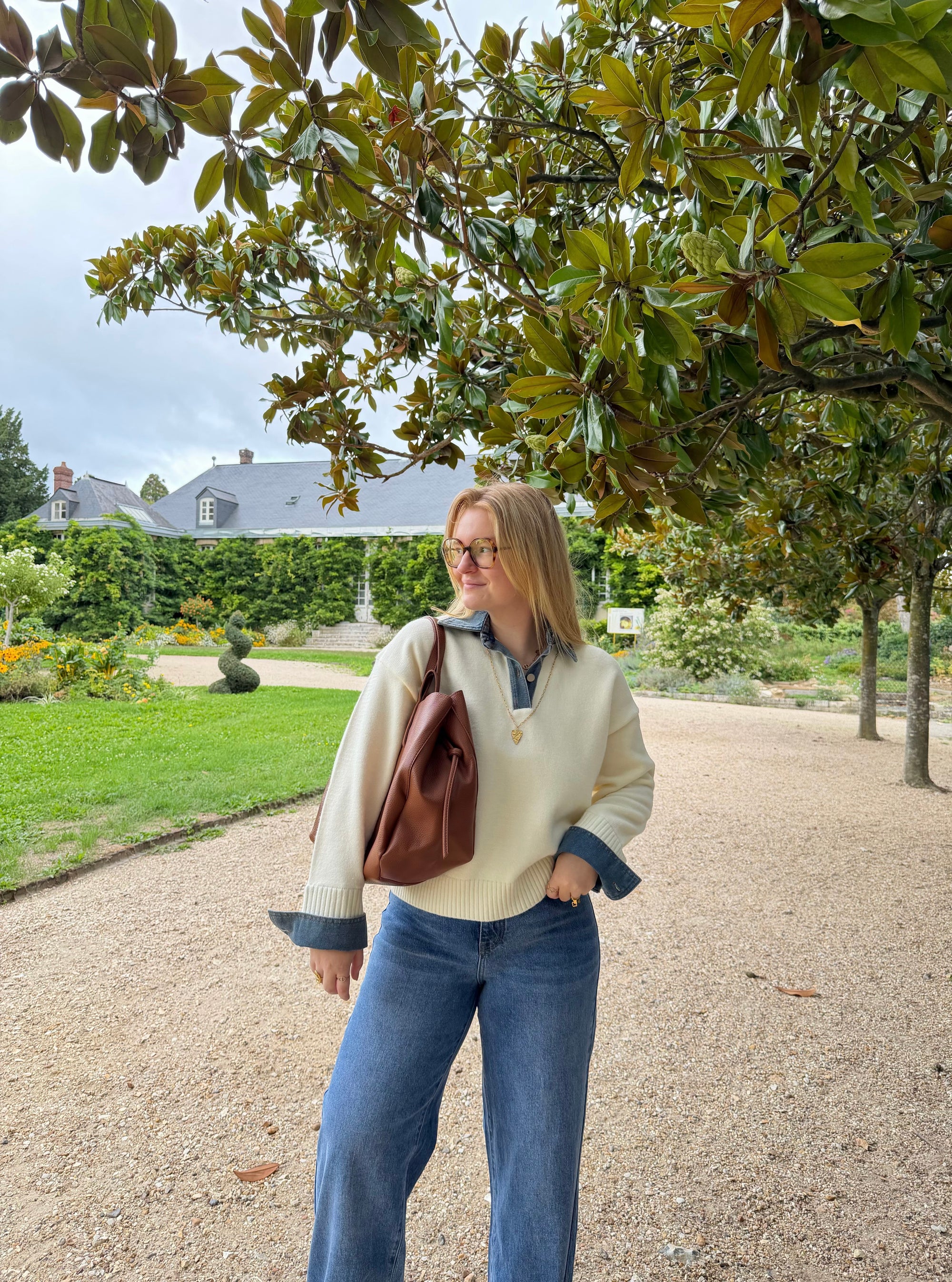 PULL BILLIE ÉCRU &amp; JEAN