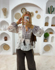 BLOUSE LILLY CHOCOLAT