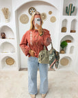 BLOUSE LINE TERRACOTTA
