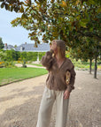 GILET AGATHE CAMEL