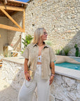 CHEMISE JEAN BELYA CAMEL