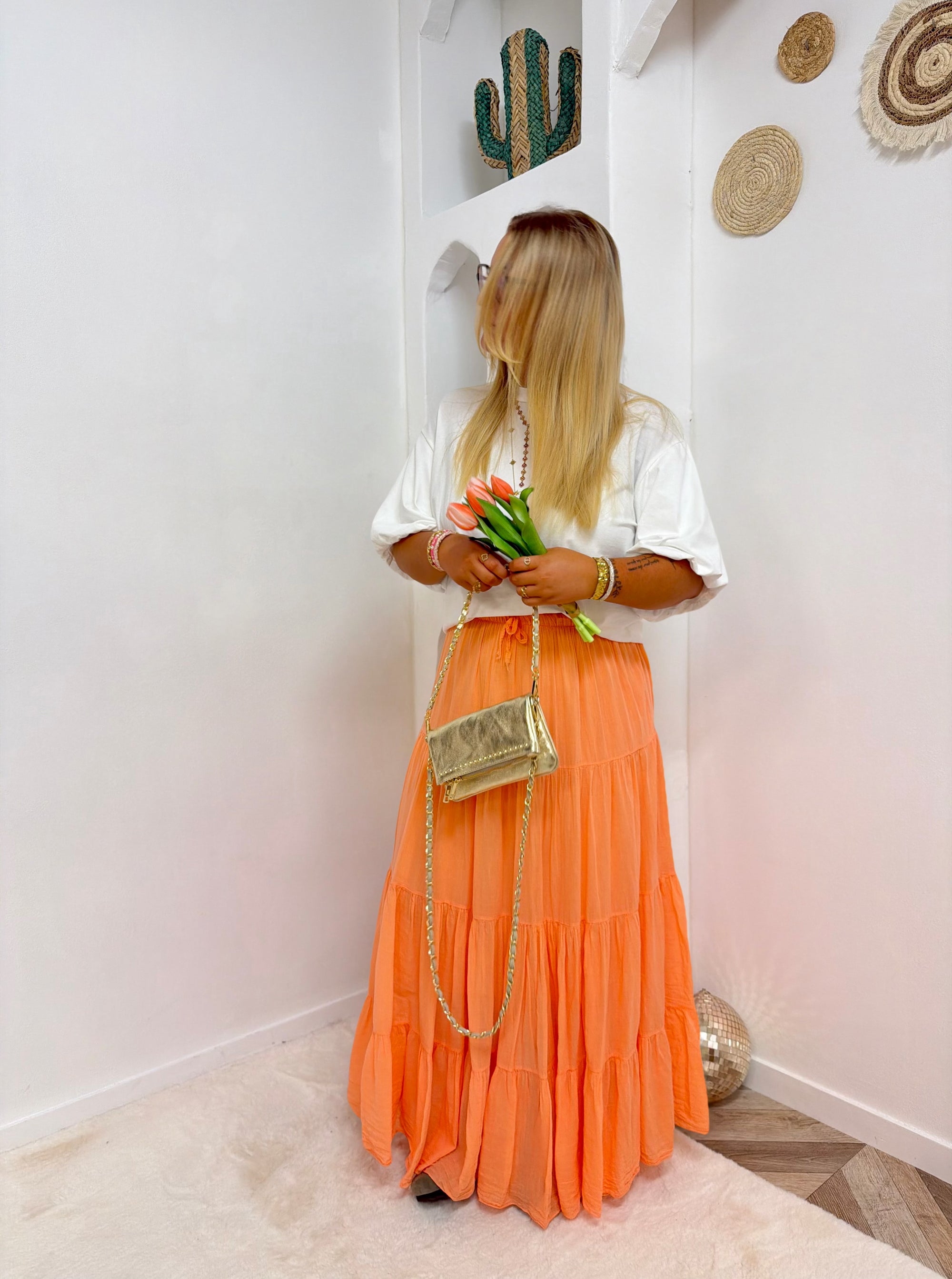 JUPE ENOLA ORANGE