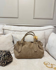 SAC CLÉO SUÉDINE TAUPE