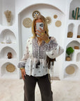 BLOUSE LILLY CHOCOLAT