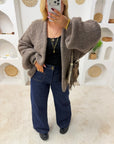 GILET OPALE NOISETTE