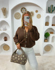 GILET CHLOÉ CAFÉ