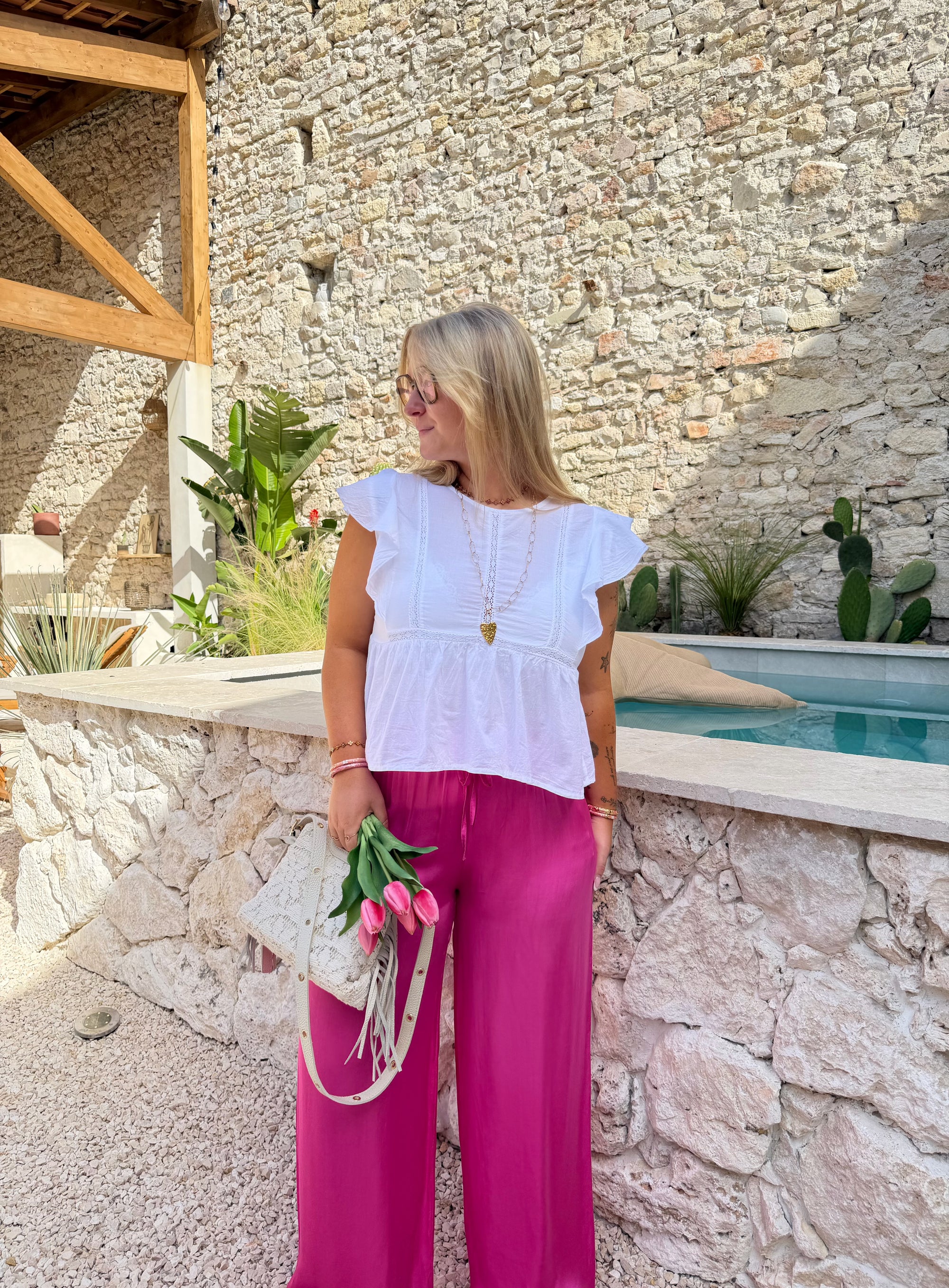 PANTALON MAUREEN FUSHIA