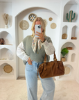 PULL NINON KAKI