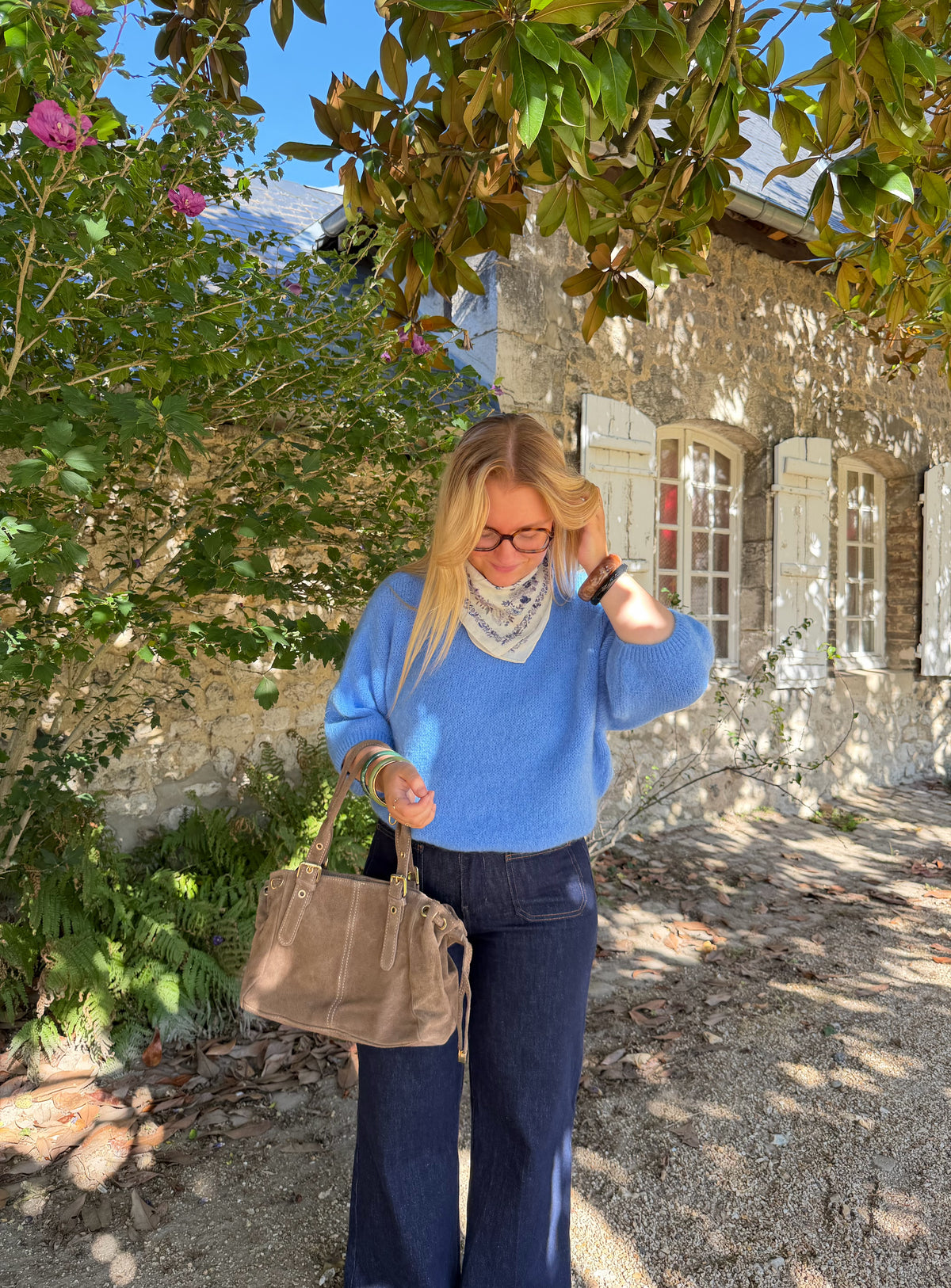PULL ELÉA BLEU JEAN