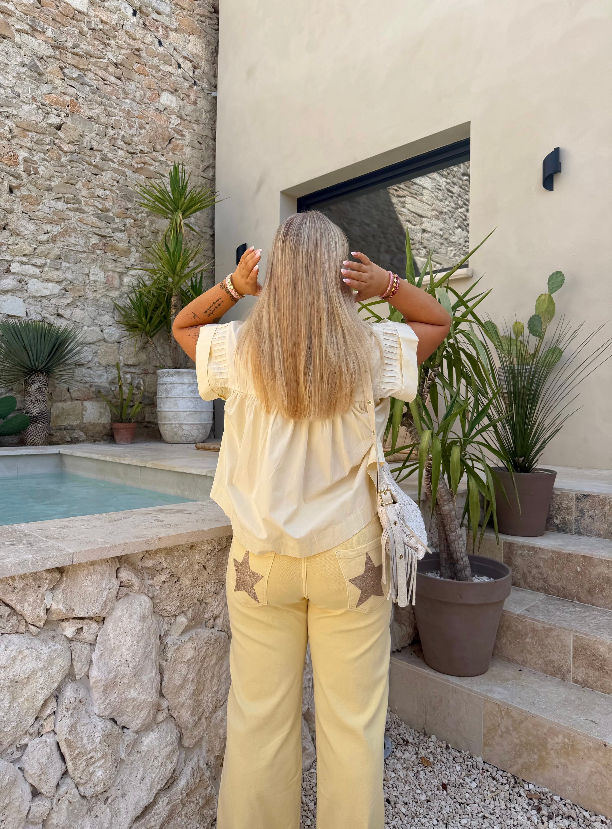 BLOUSE FLAVIE JAUNE BÉBÉ