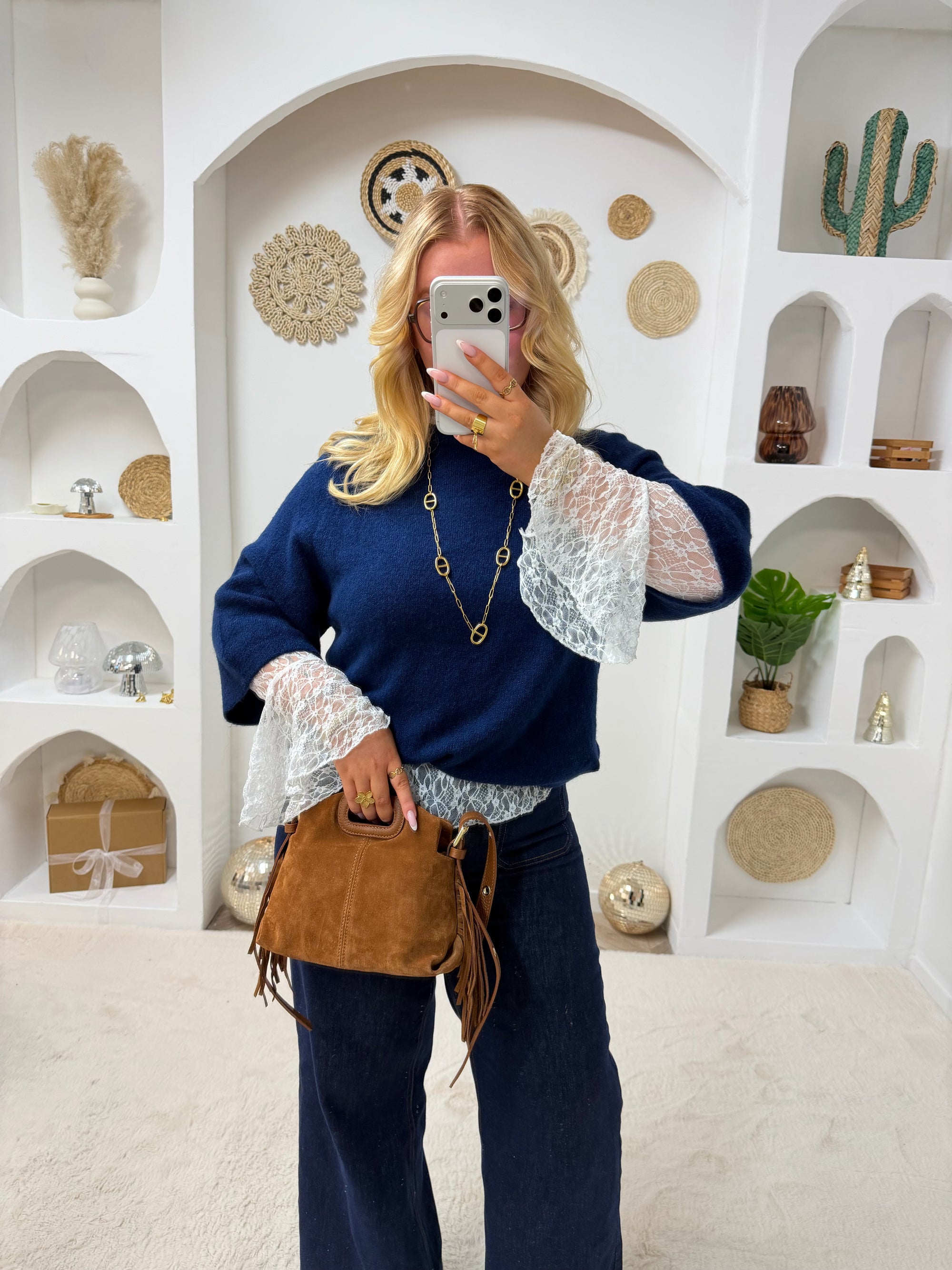 PULL LOLY BLEU MARINE