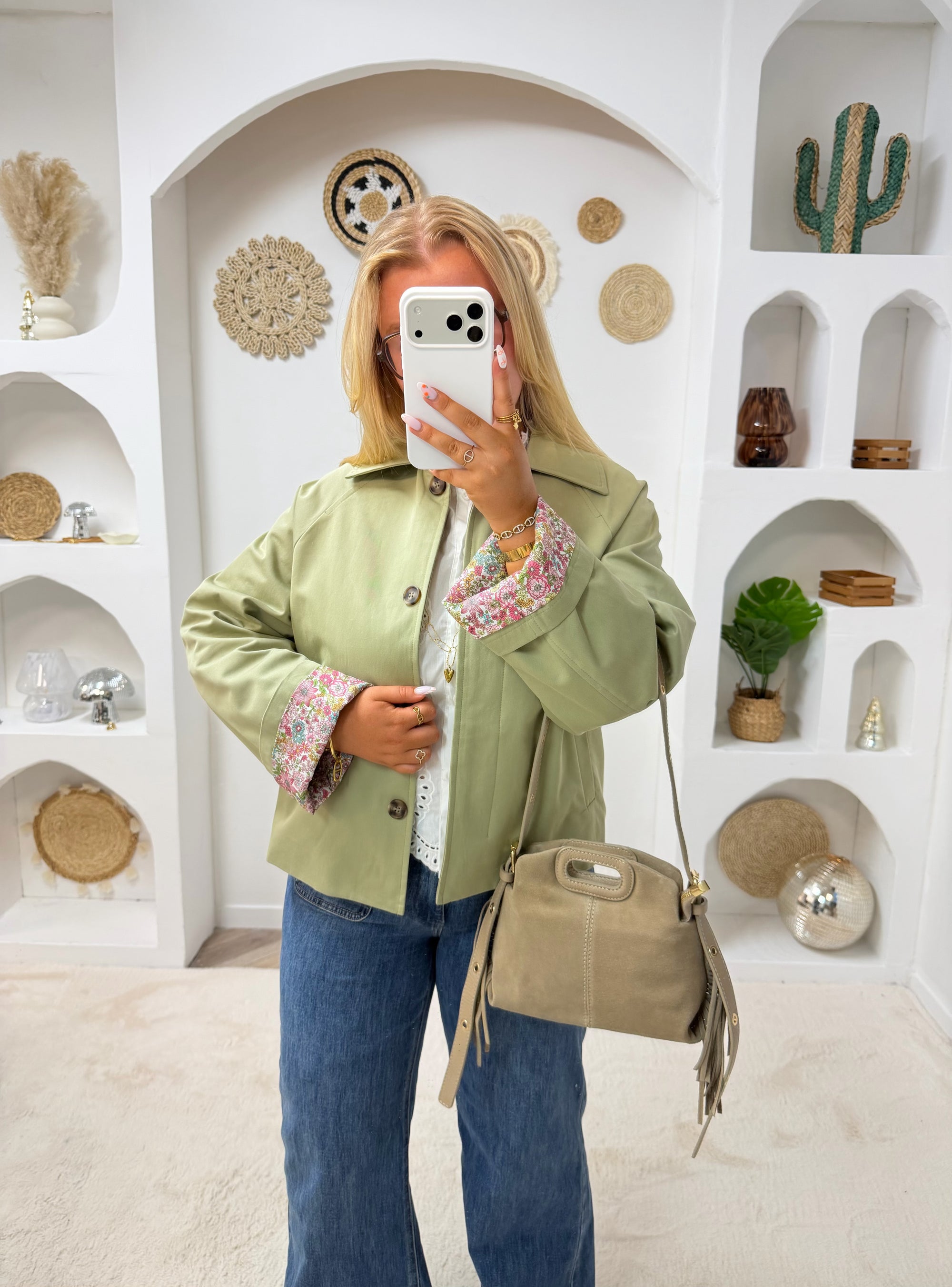 TRENCH LIBERTY DANAÉ KAKI CLAIR