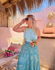 JUPE DOLCE TURQUOISE