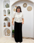 PANTALON FLUIDE ALMA NOIR