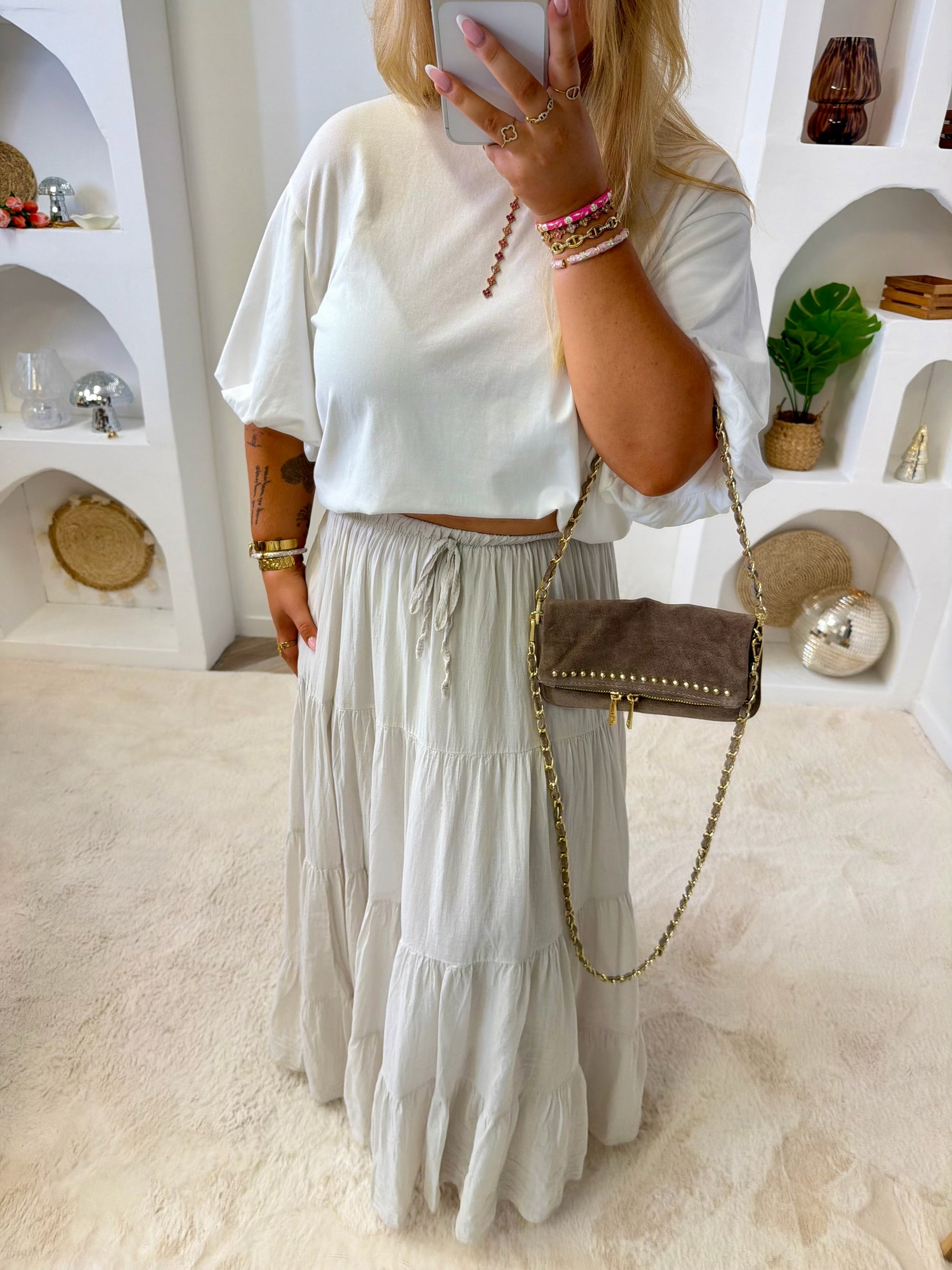 JUPE ENOLA BEIGE