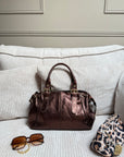 SAC JULIETTE CHOCOLAT IRISÉ