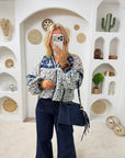 BLOUSE CAMÉLIA BLEU MARINE