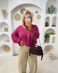 PULL VICTORIA FUSHIA