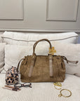 SAC CLÉO TAUPE BI MATIÈRE