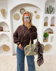 GILET CAMILLE CHOCOLAT