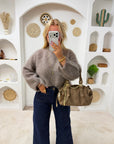 PULL MOHAIR KÉLIA NOISETTE