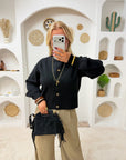 GILET CAMILLE NOIR