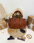 SAC JULIETTE COGNAC CUIR NOBLE