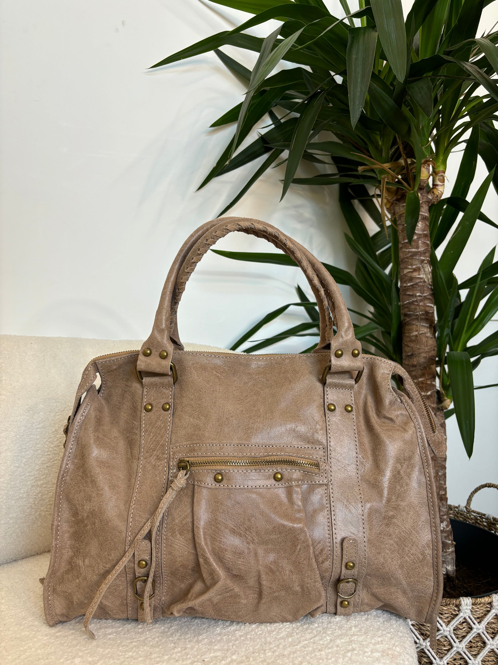 SAC ALIX XL TAUPE MATE