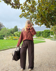 PANTALON GARANCE CHOCOLAT
