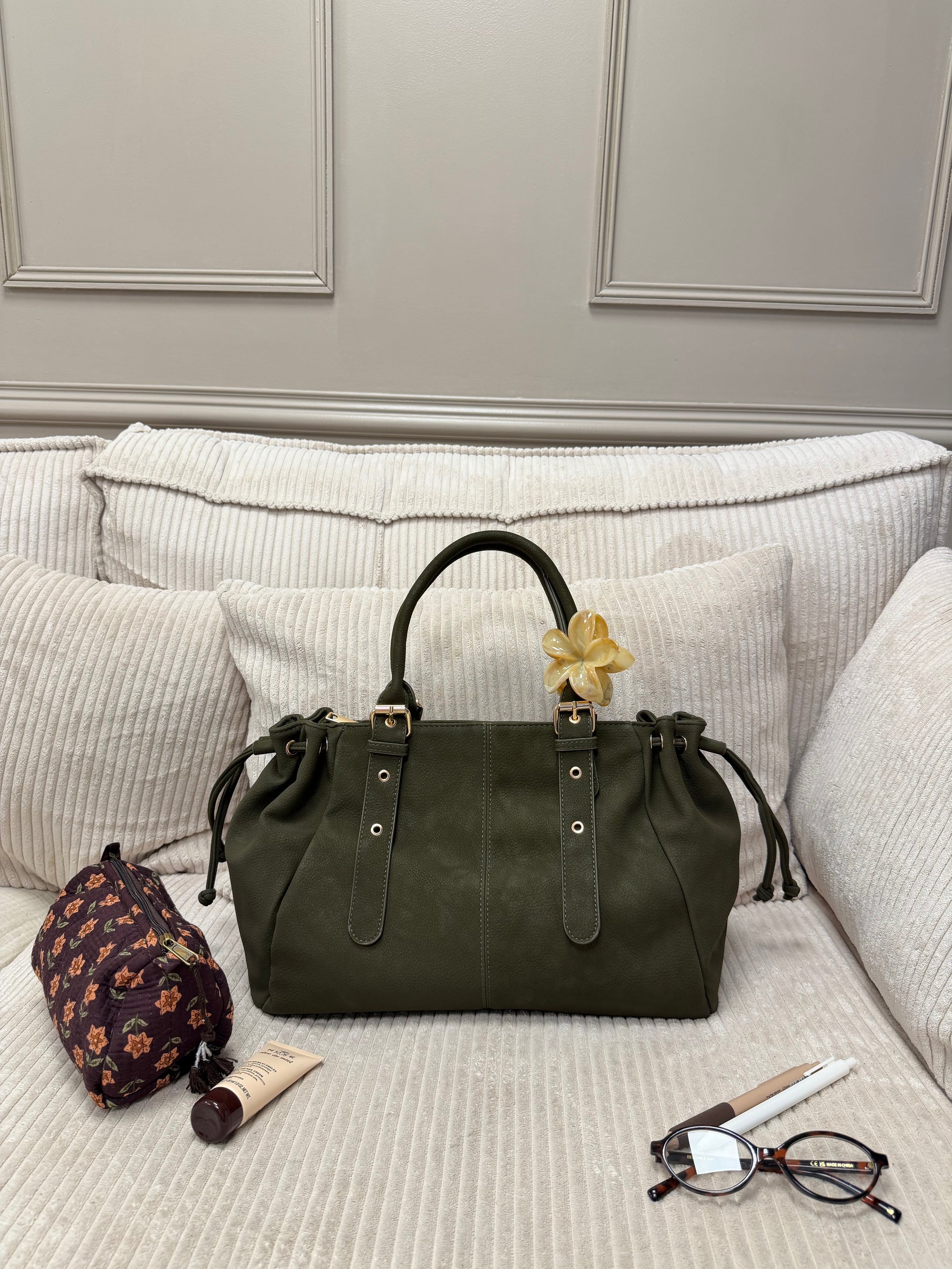SAC CLÉO GRAINÉ KAKI