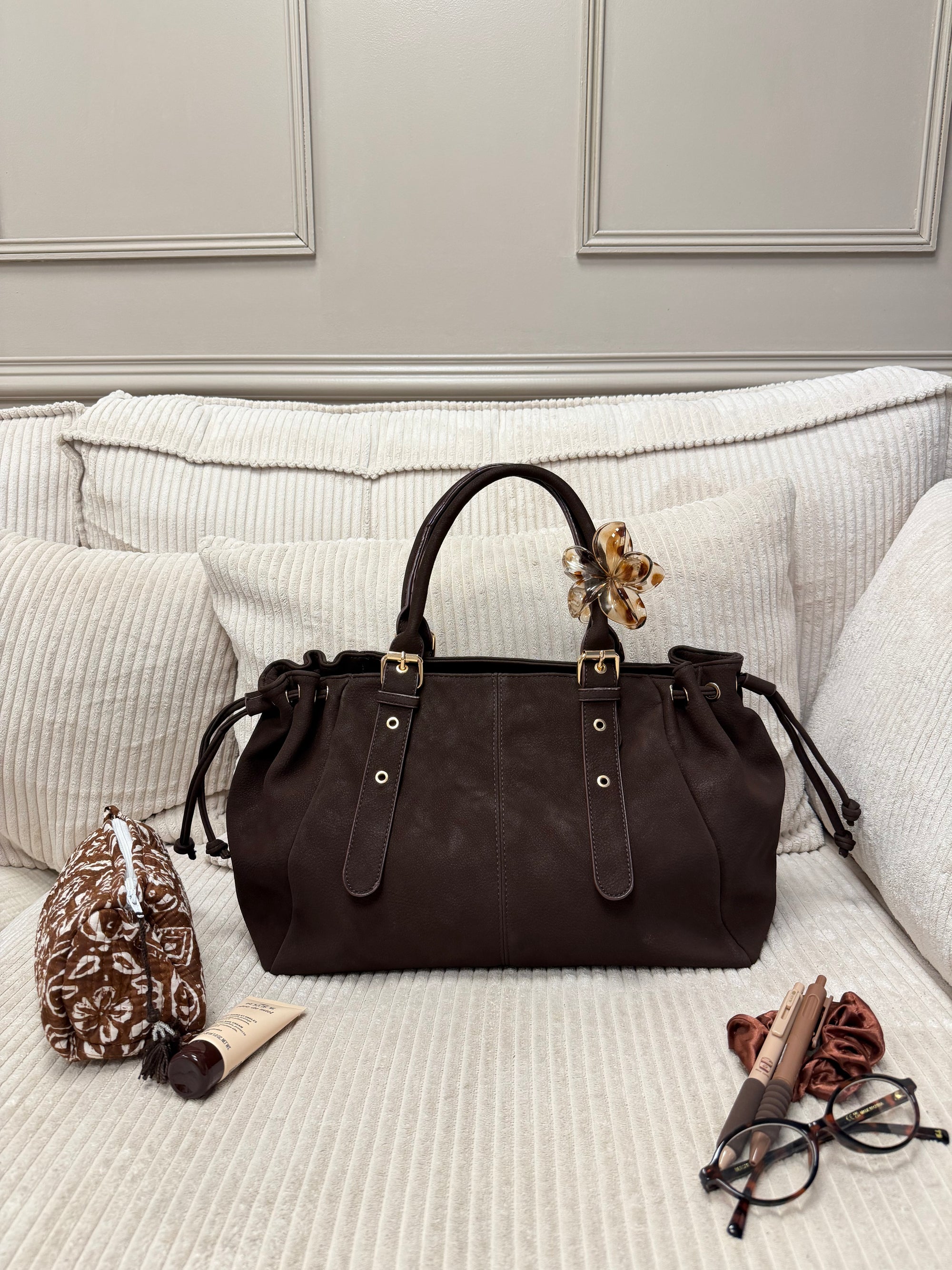 SAC CLÉO GRAINÉ CHOCOLAT