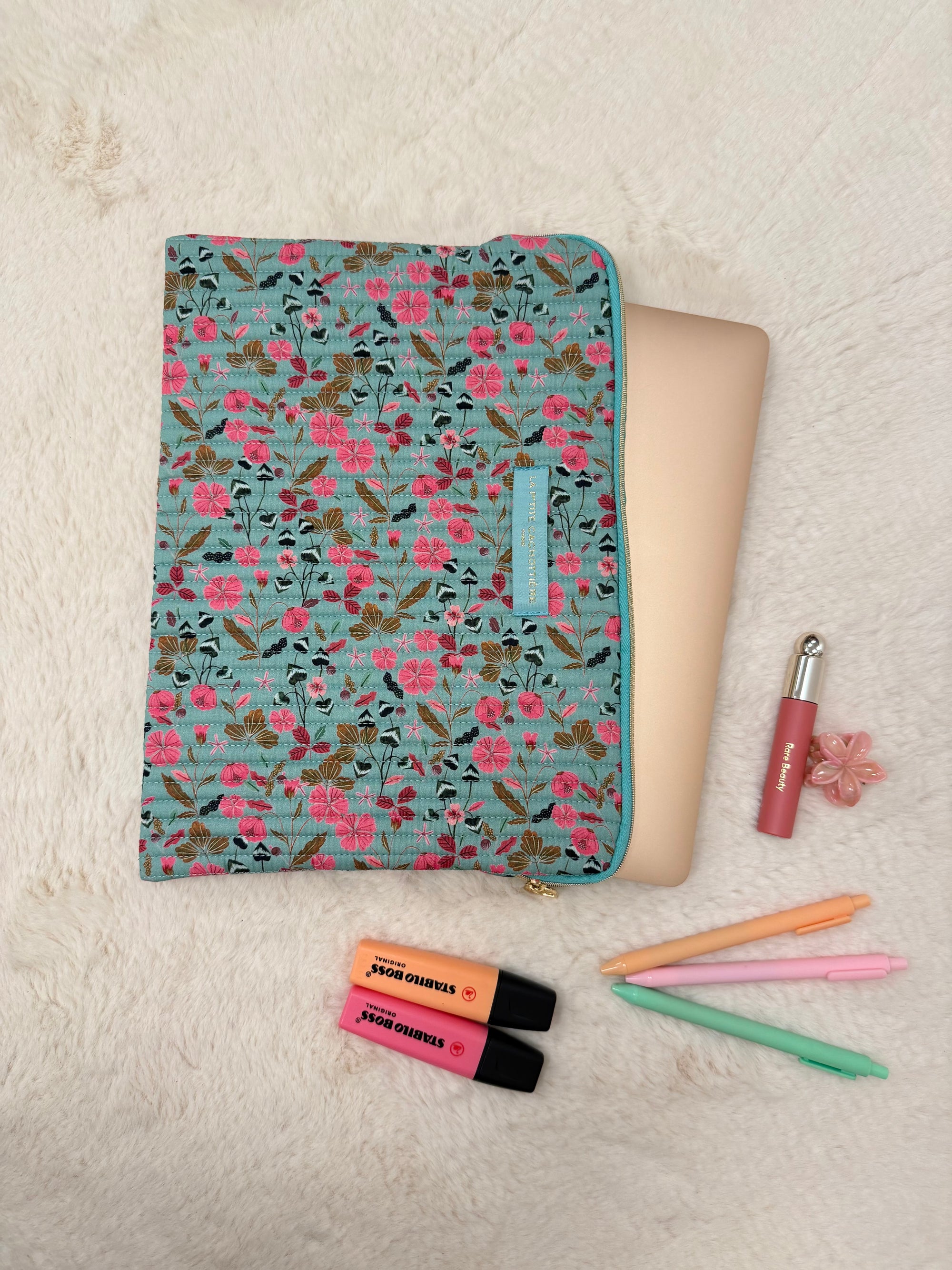 POCHETTE ORDINATEUR 13" TURQUOISE